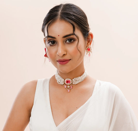 Hayat Kundan Choker Necklace