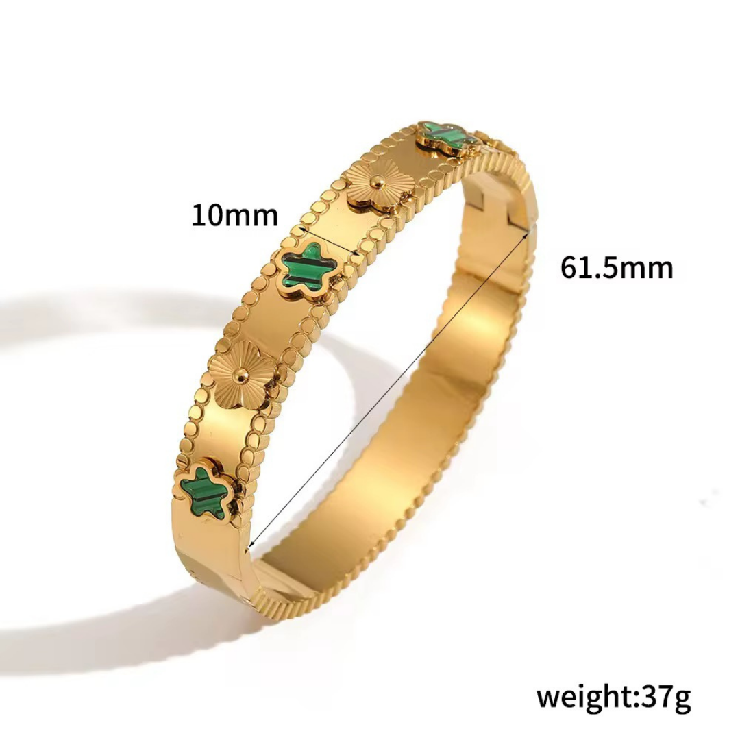 Trendy Anti- Tarnish Flower Bracelet
