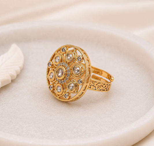 Bloom Polki Ring