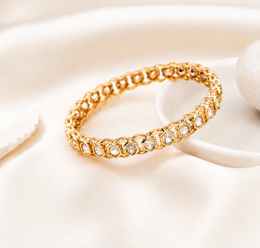 Zeena Polki Bangle- Pair of 2