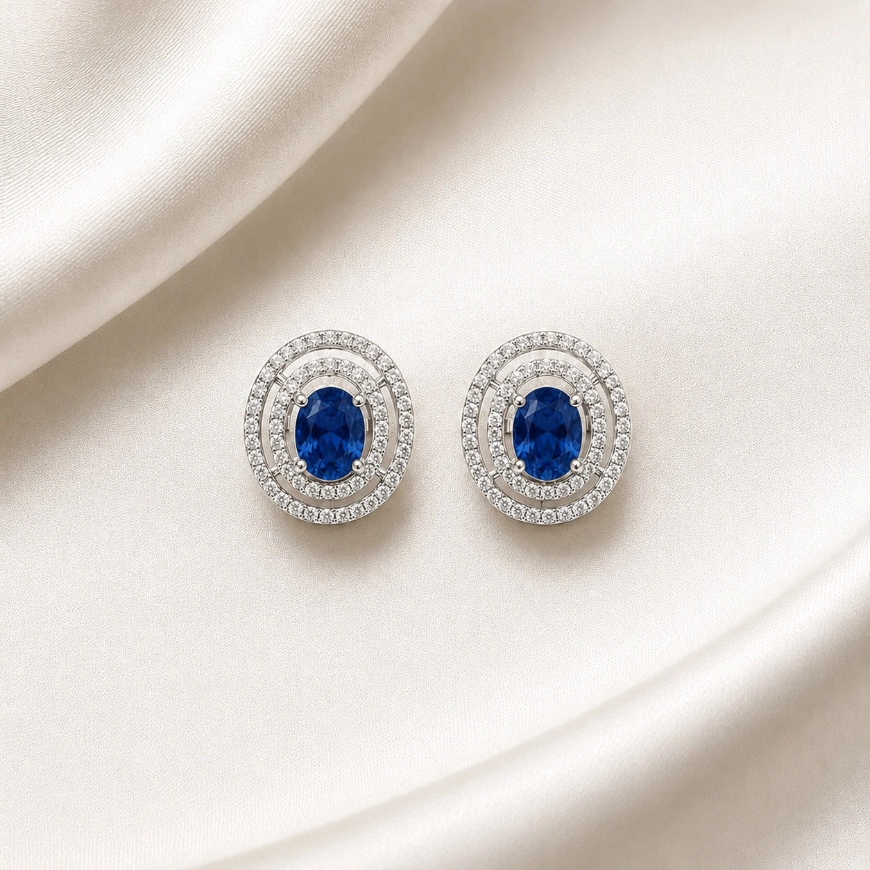 American Diamond Earrings CZ Studs