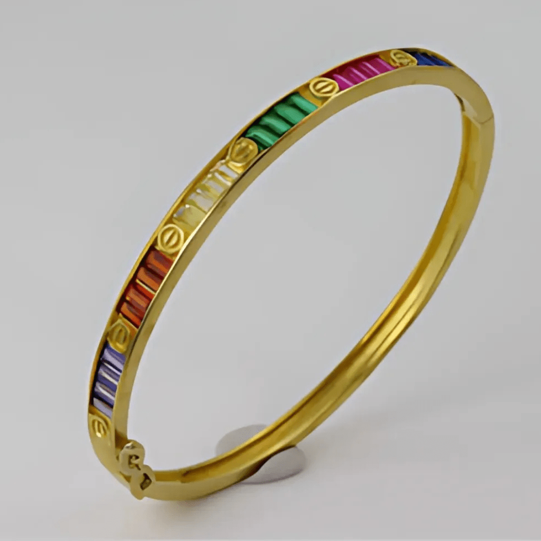Colourful Cubic Zirconia Bracelet - Putstyle