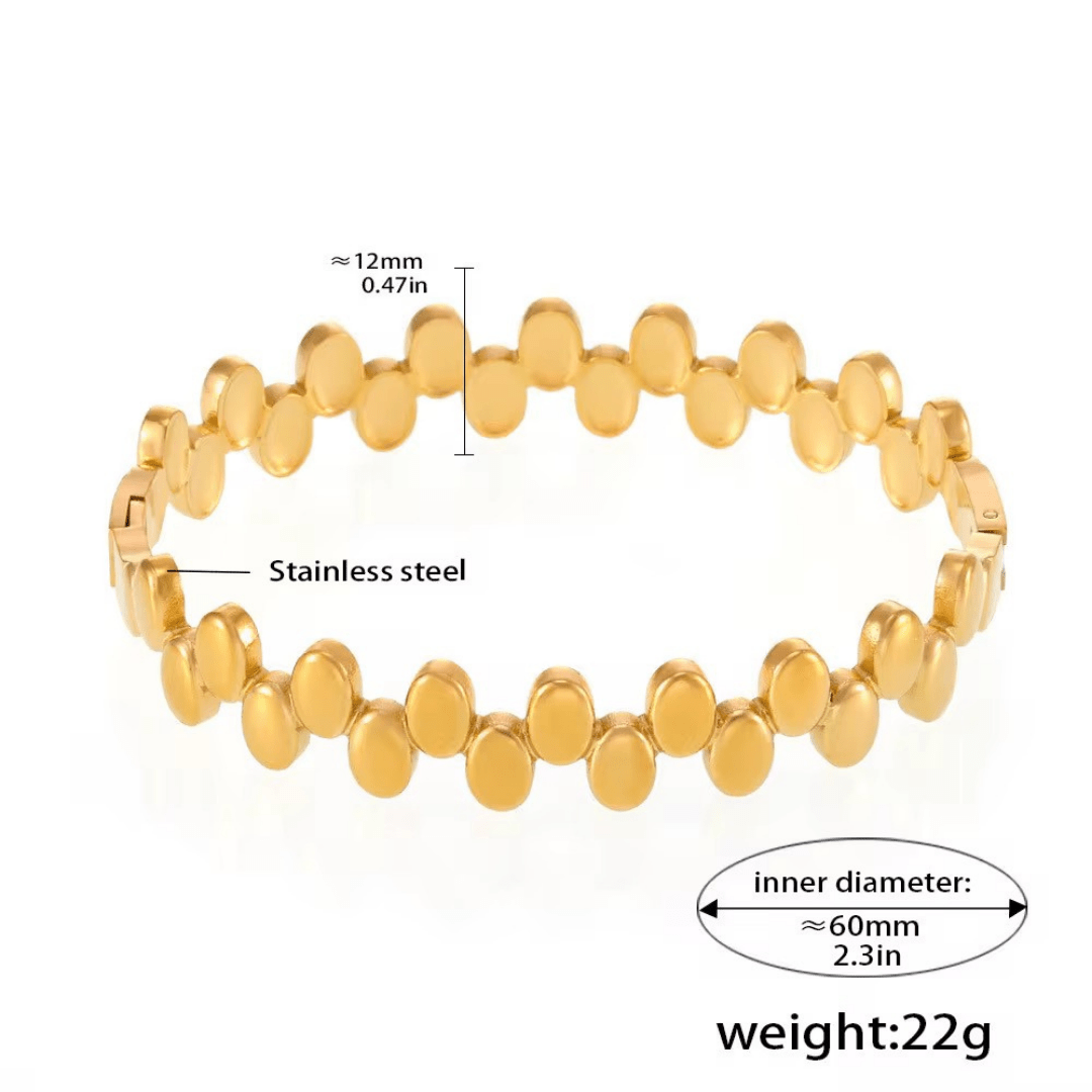 Pebble Gold Bracelet - Putstyle