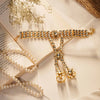 Kiza White Jadtar Embellished Pearl Haath Phool