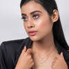 Gingko Double Layer Necklace