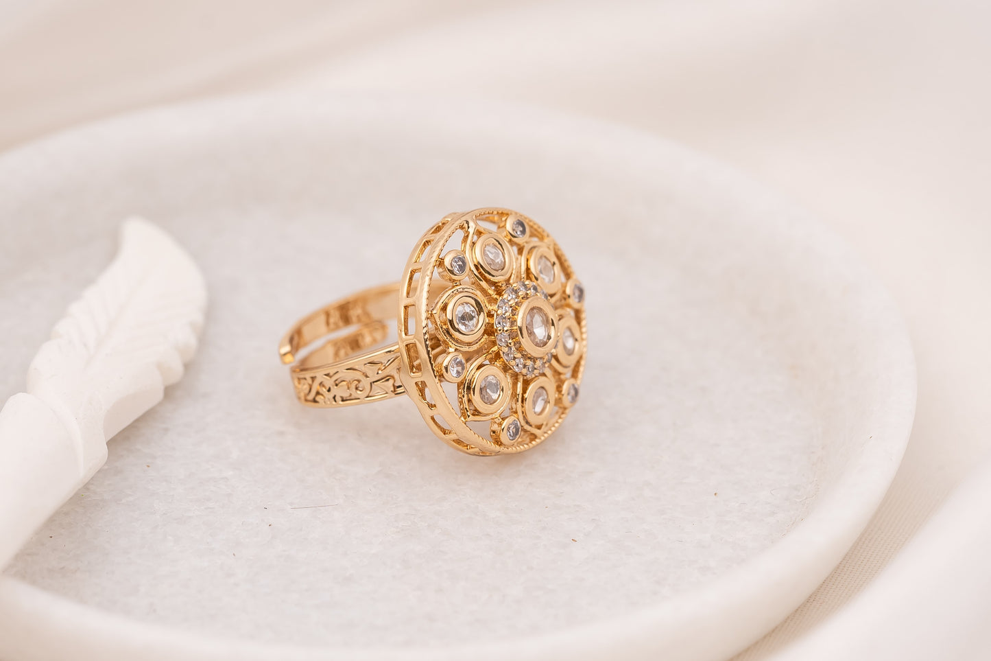Bloom Polki Ring