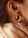 Chunky Hoop Earrings