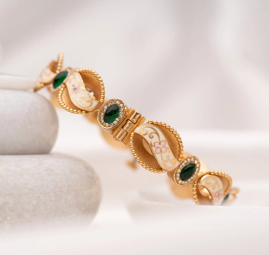 Raha Meenakari Bangle- Pair of 2