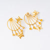 Golden Butterfly Stud Earrings