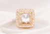 Zika Square Polki Ring