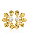 Huge Flower Stud Earrings