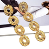 Lusture Loop Long Earrings – Statement Fashion Jewelry