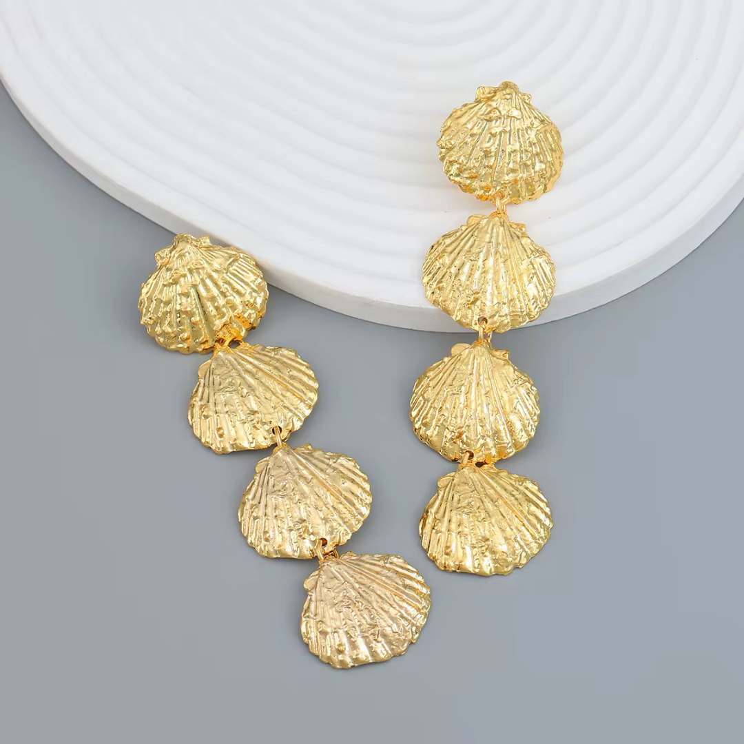 Ocean Muse Drop Earrings – Statement Fashion Jewelry