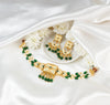 Keira Green Golden Choker Necklace