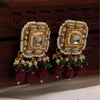 Kesaya White Kundan Embellished Necklace Set