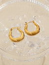 Golden Vintage Hoop Earrings