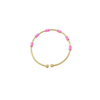 Multicolour Metal Enamel Zircon Bracelet – Trendy Minimal Jewelry for Women