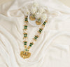Keira Green Golden Necklace