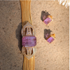 Vintage Art Deco Pink Kunzite & Diamond Gold Statement Set