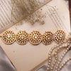 Afsa White Moissanite Gajra Bracelet