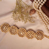 Afsa White Moissanite Gajra Bracelet