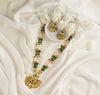 Keira Green Golden Necklace