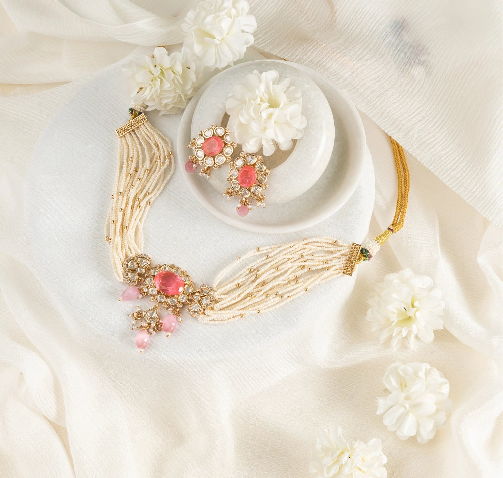 Hayat Kundan Choker Necklace