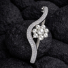 Trendy American Diamond Pearl Bracelet