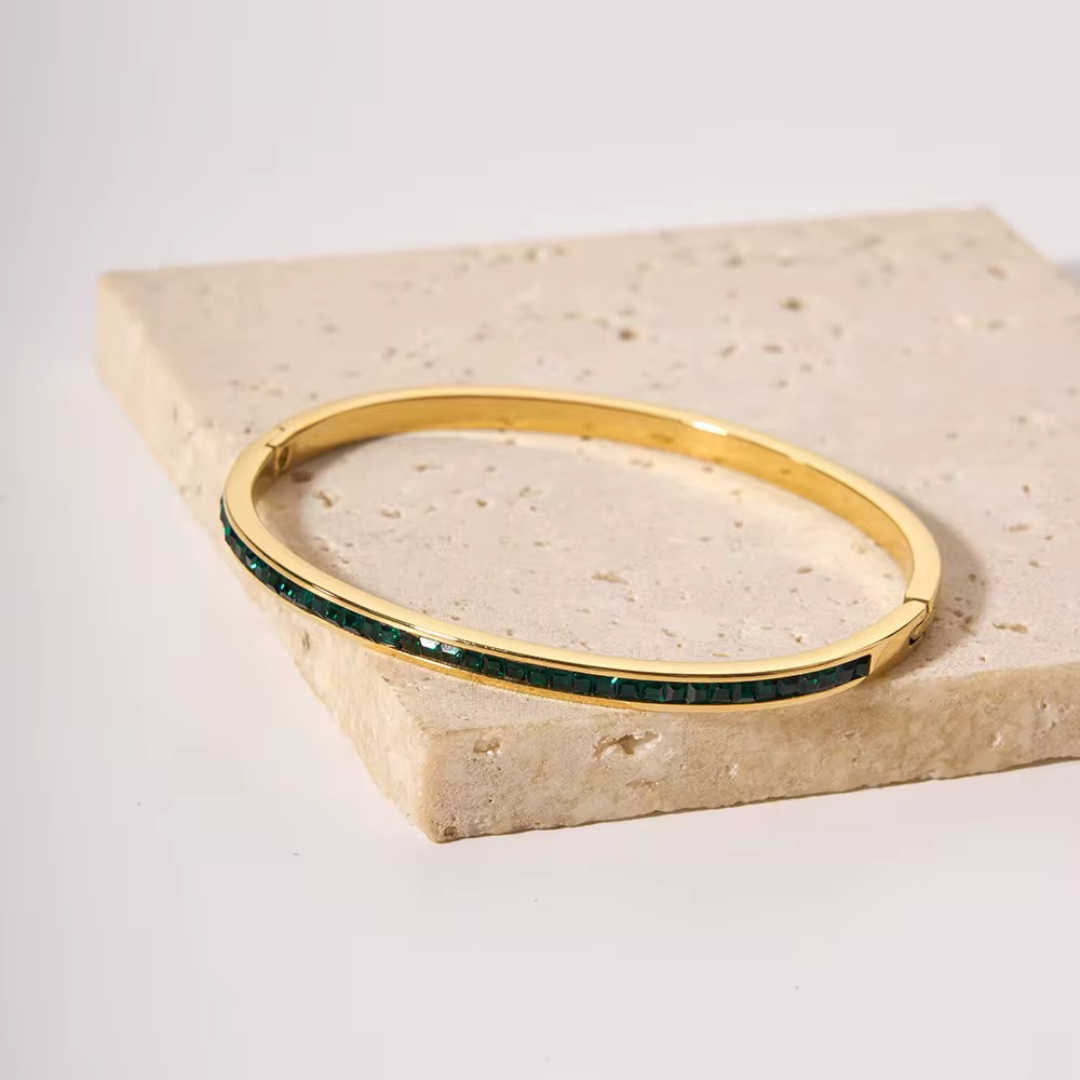Luxury Square Colourful Zircon Bracelet