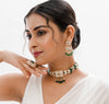 Keira Green Golden Choker Necklace