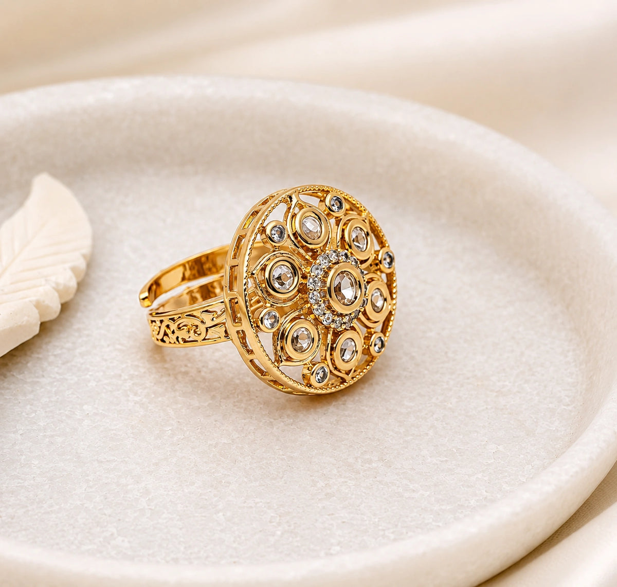 Bloom Polki Ring