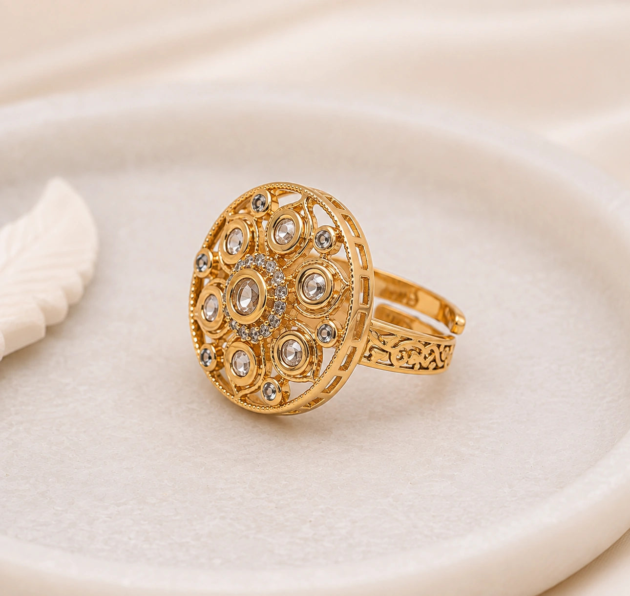 Bloom Polki Ring