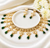 Evana Polki Green Necklace