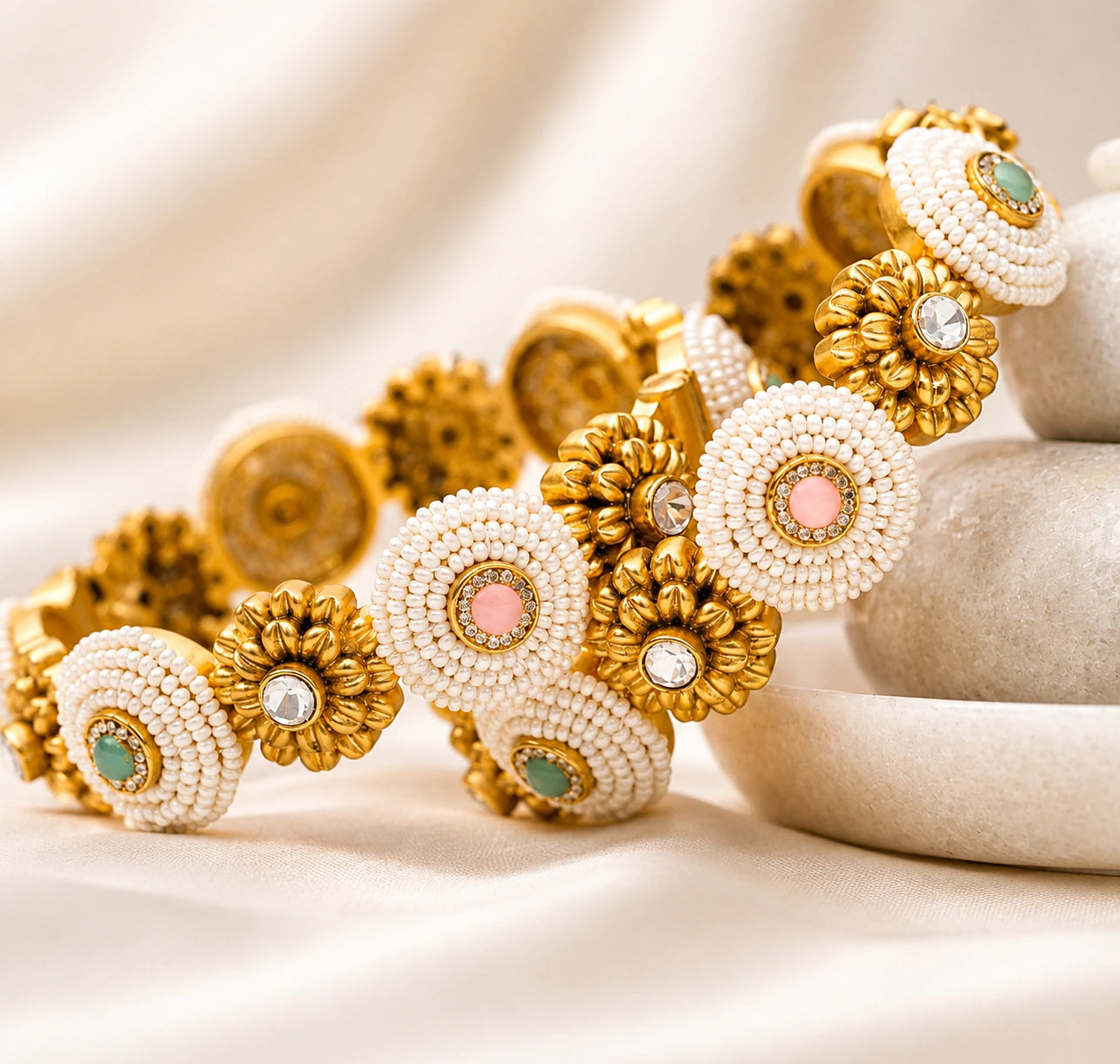 Pasheen Pearl Bangle- Pair of 2