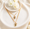Misha Multilayered Polki Chain Pendant