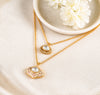 Rivayat Polki Multilayered Chain Pendant