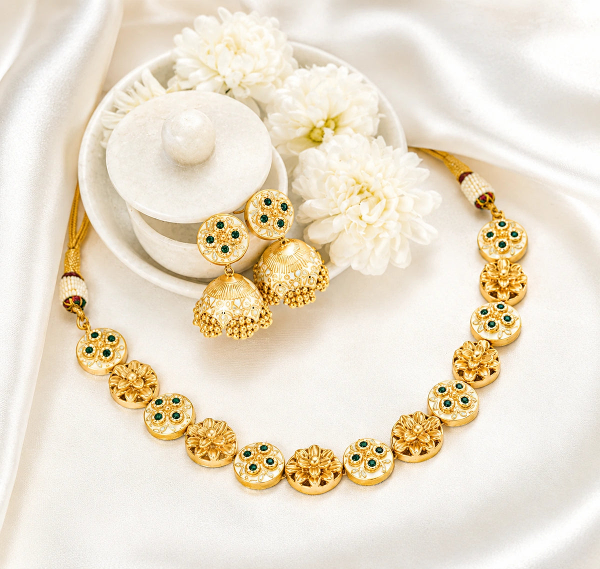 Waniya Meenakari Necklace