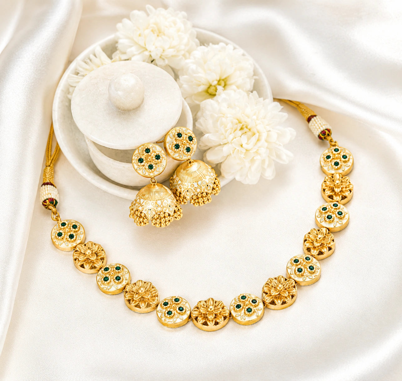 Waniya Meenakari Necklace