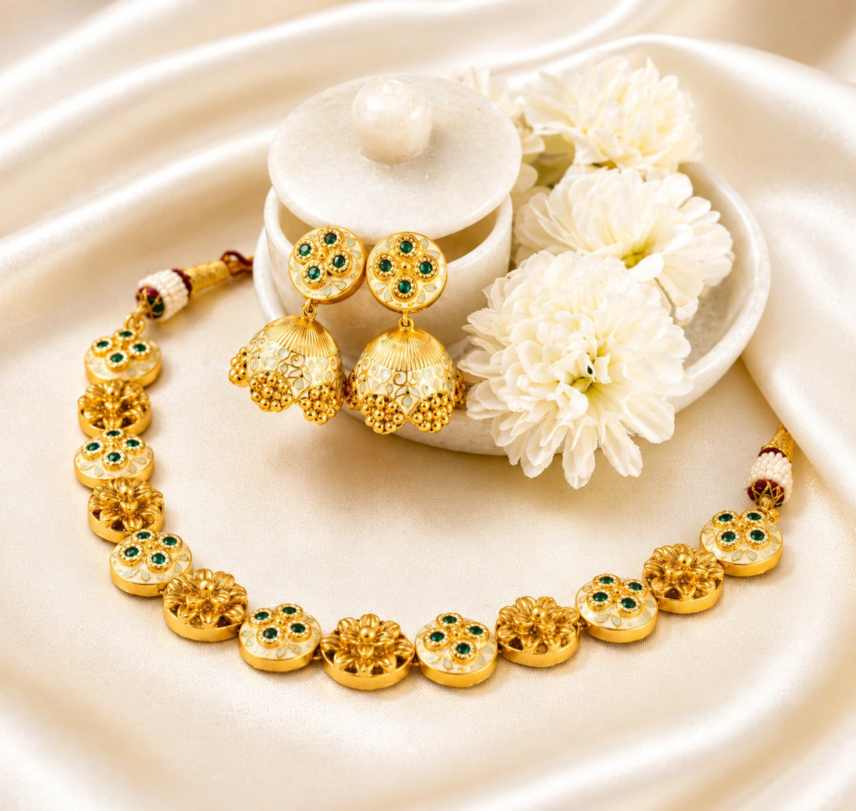 Waniya Meenakari Necklace