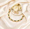 Glint Green Polki Necklace