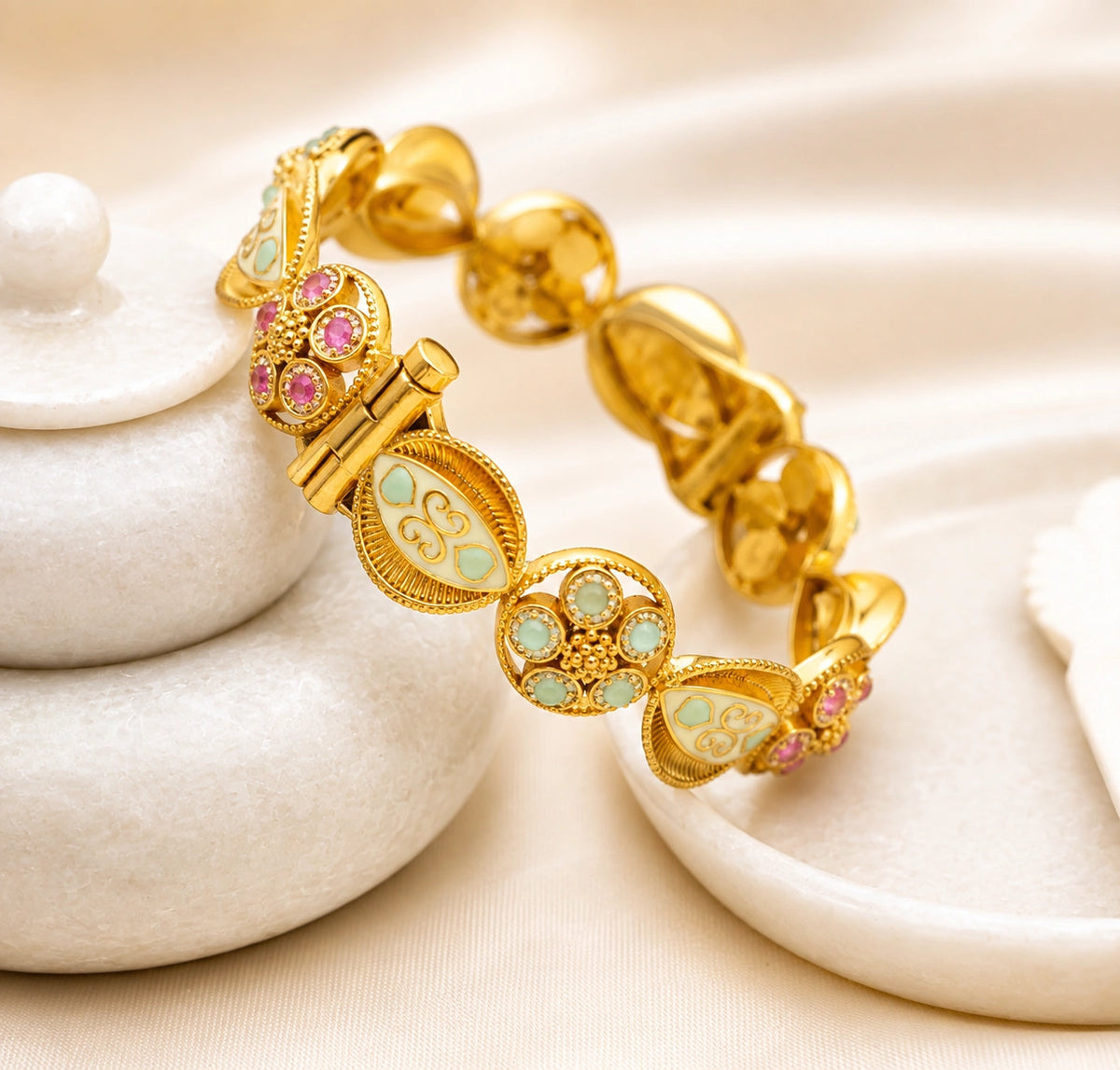 Osheen Meenakari Bangle- Pair of 2