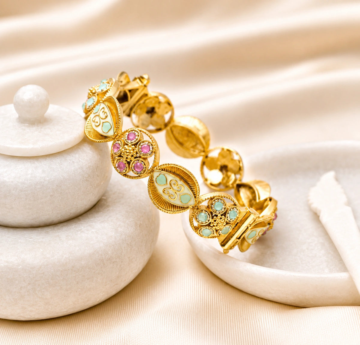 Osheen Meenakari Bangle- Pair of 2