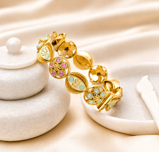 Osheen Meenakari Bangle- Pair of 2