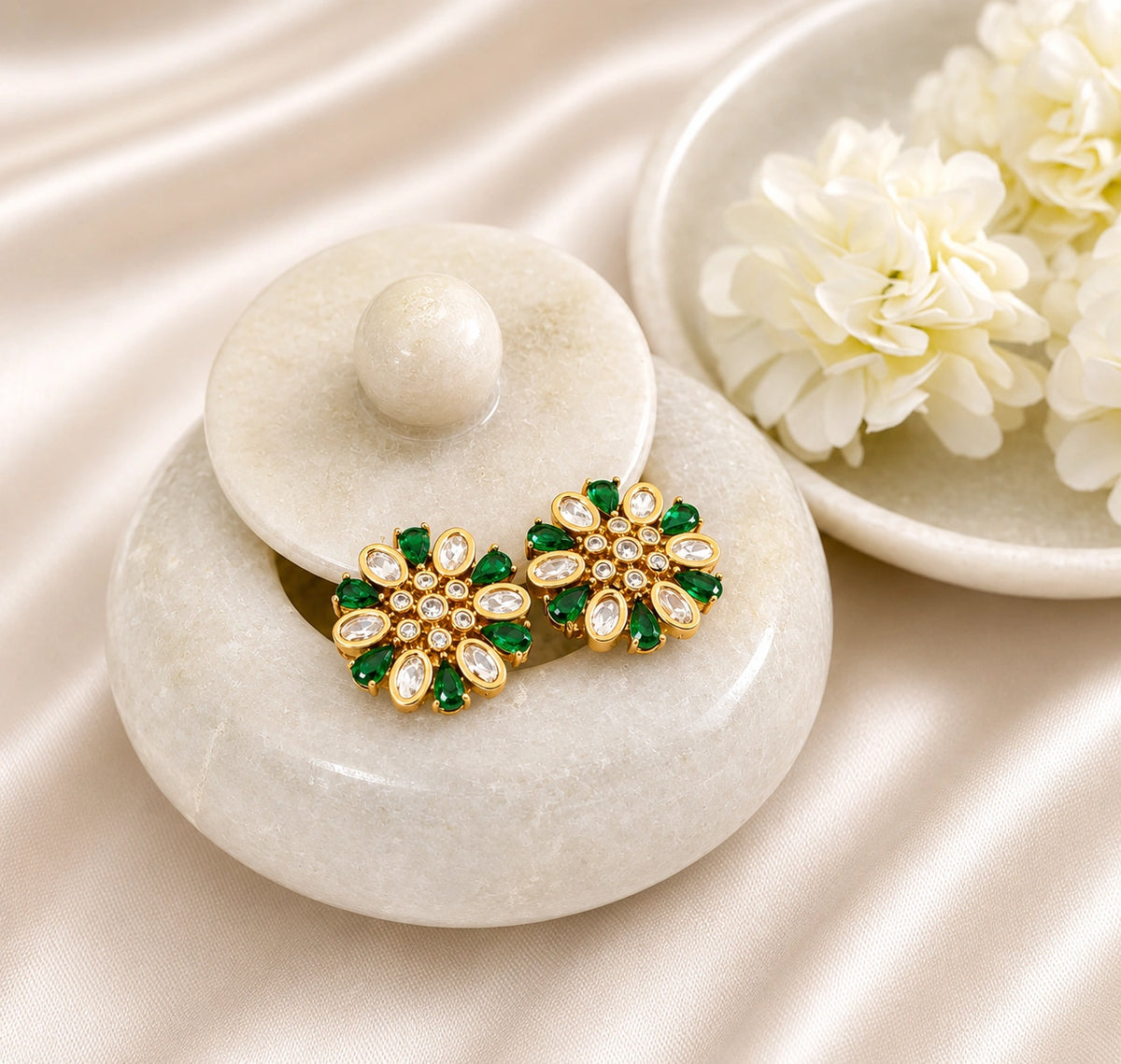 Shaina Polki Earring