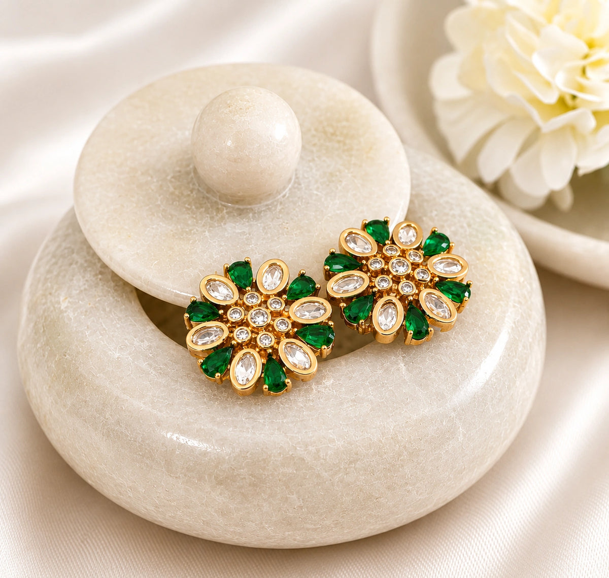 Shaina Polki Earring
