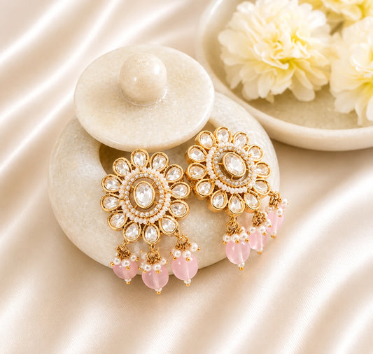 Pastel Polki Earring