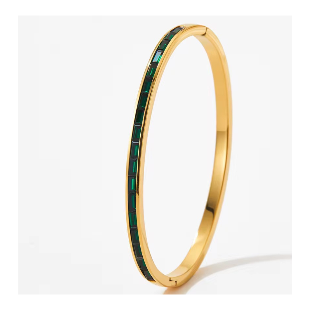 Luxury Square Colourful Zircon Bracelet