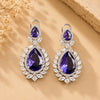 Cubic Zirconia | American Diamond Doublet Stone Dangler Earrings