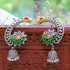Traditional Oxidized Silver Ear Cuffs