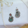 Antique Elephant Motif Oxidized Silver Earrings